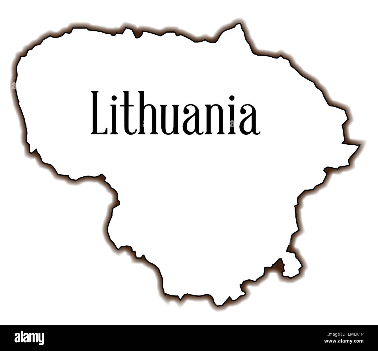 Lituania Illustrazione Vettoriale