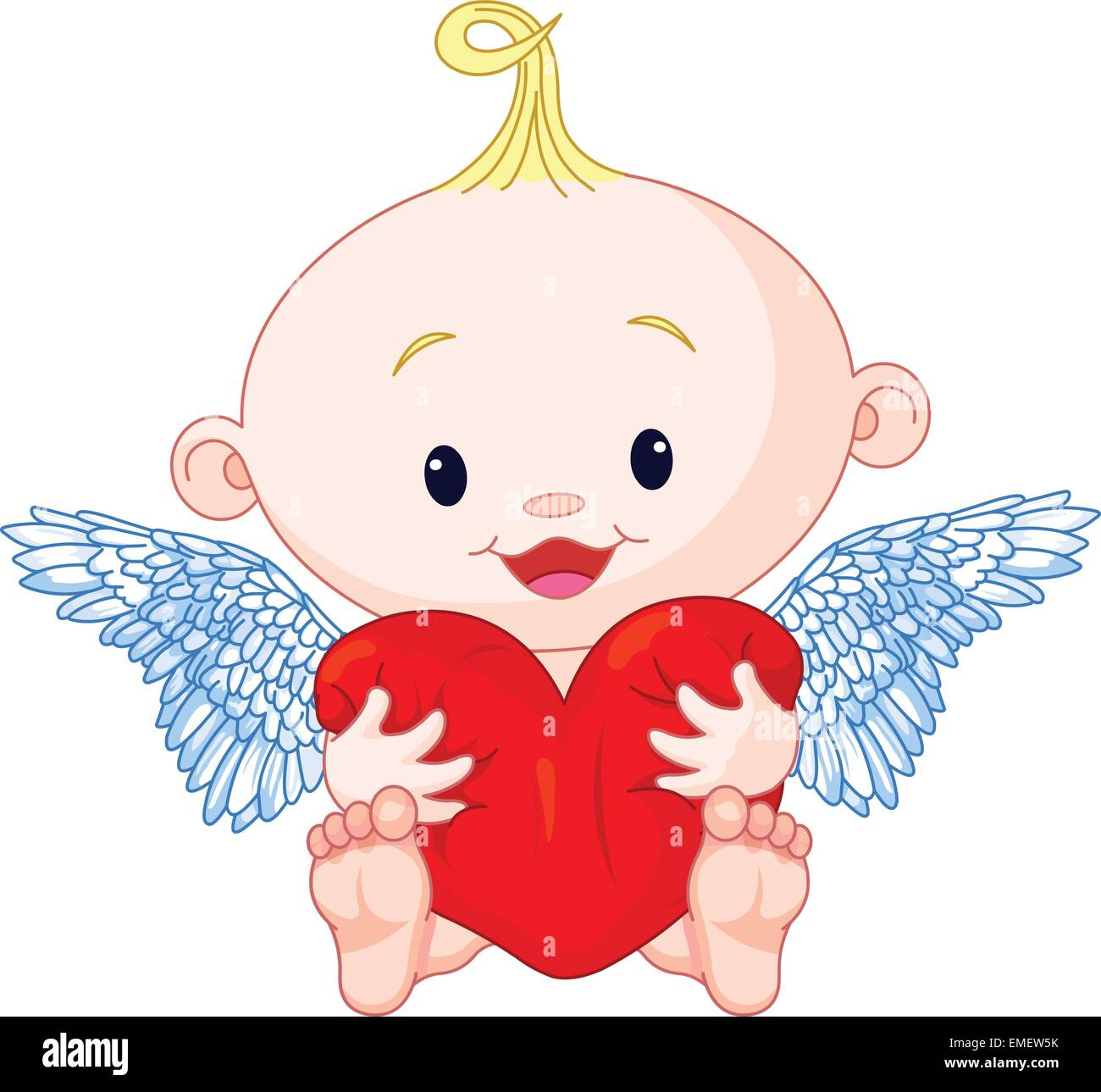 Valentineâ€™s giorno Cupido Illustrazione Vettoriale