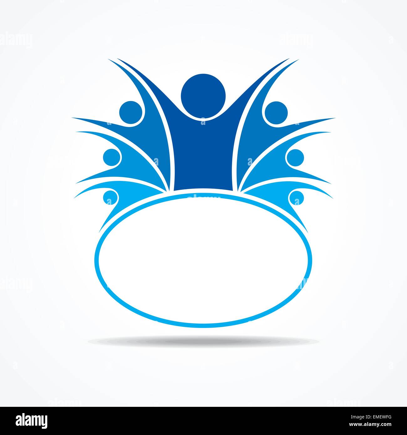 Lavoro di squadra aziendale concetto di vettore di stock Illustrazione Vettoriale