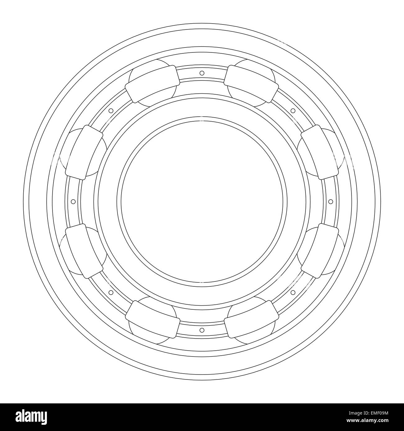 Cuscinetto Illustrazione Vettoriale