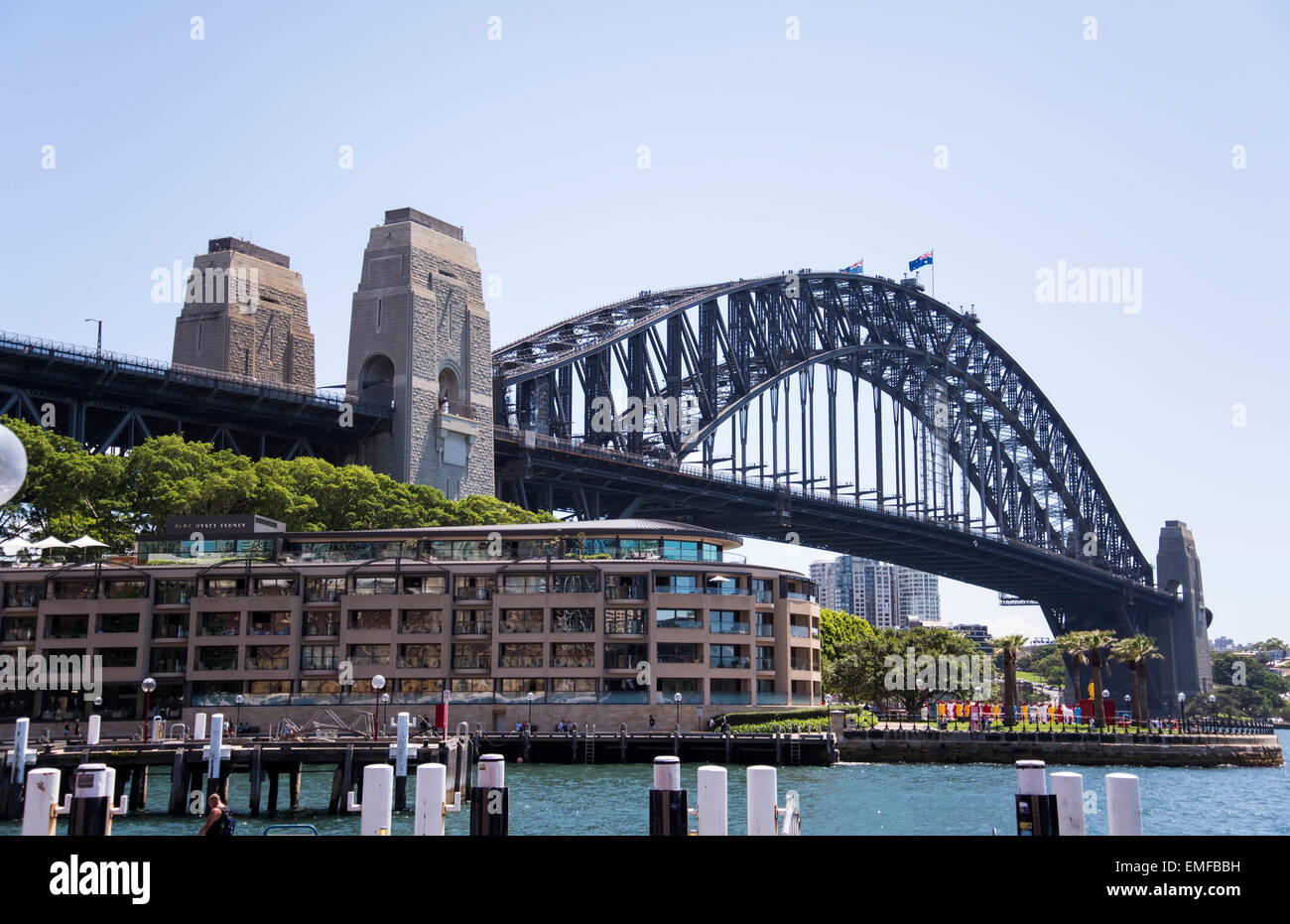 SYDNEY, Australia - 12 febbraio 2015: vista in Hotel Park Hyatt Sydney. L'hotel dispone di 155 camere, incluse 11 suite e 28 de Foto Stock