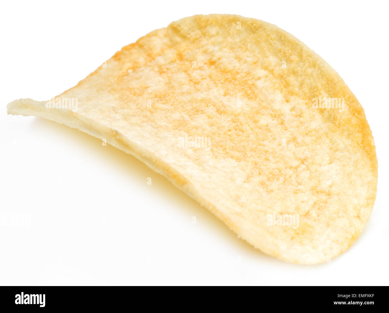 Potato Chips isolato sullo sfondo bianco. Foto Stock