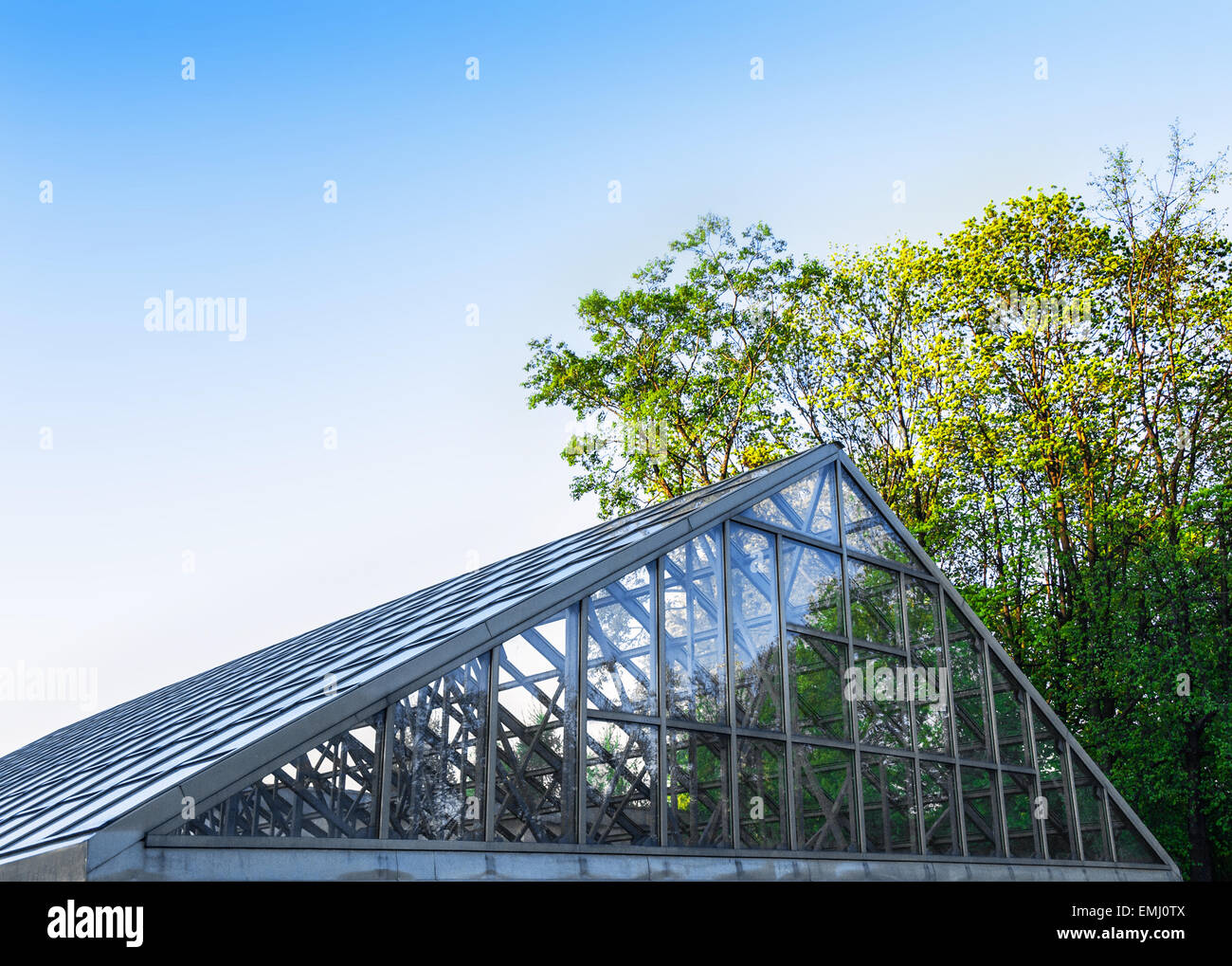 serra di vetro Foto Stock