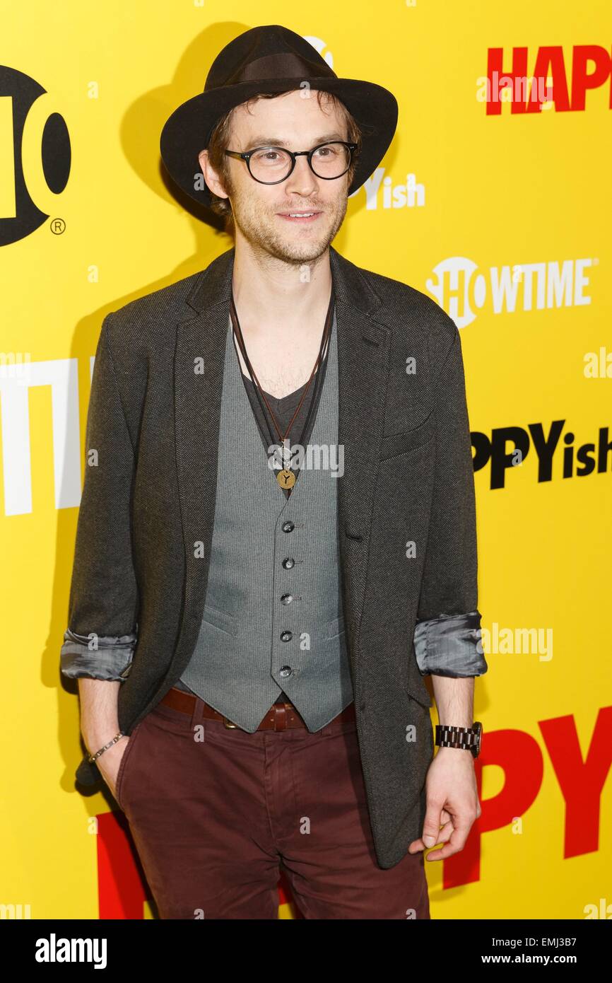 New York, NY, STATI UNITI D'AMERICA. Xx Apr, 2015. Tobias Segal presso gli arrivi per HAPPYish SHOWTIME Serie Premiere, Landmark Sunshine Cinema, New York, NY Aprile 20, 2015. © Jason Smith/Everett raccolta/Alamy Live News Foto Stock