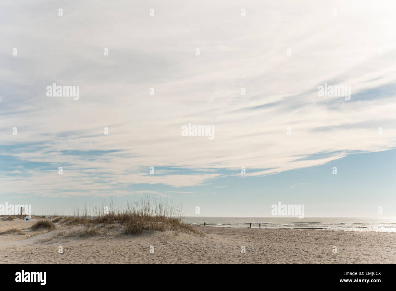 Wrightsville Beach sulla costa meridionale del North Carolina, USA. Foto Stock