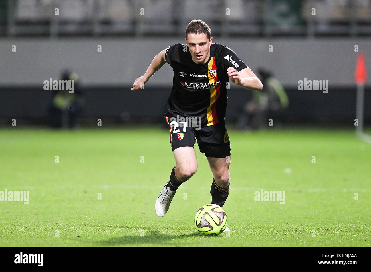 Benjamin BOULENGER - 18.04.2015 - Metz/lente - 33eme journee de Ligue 1.Photo : Fred Marvaux/Icona Sport Foto Stock