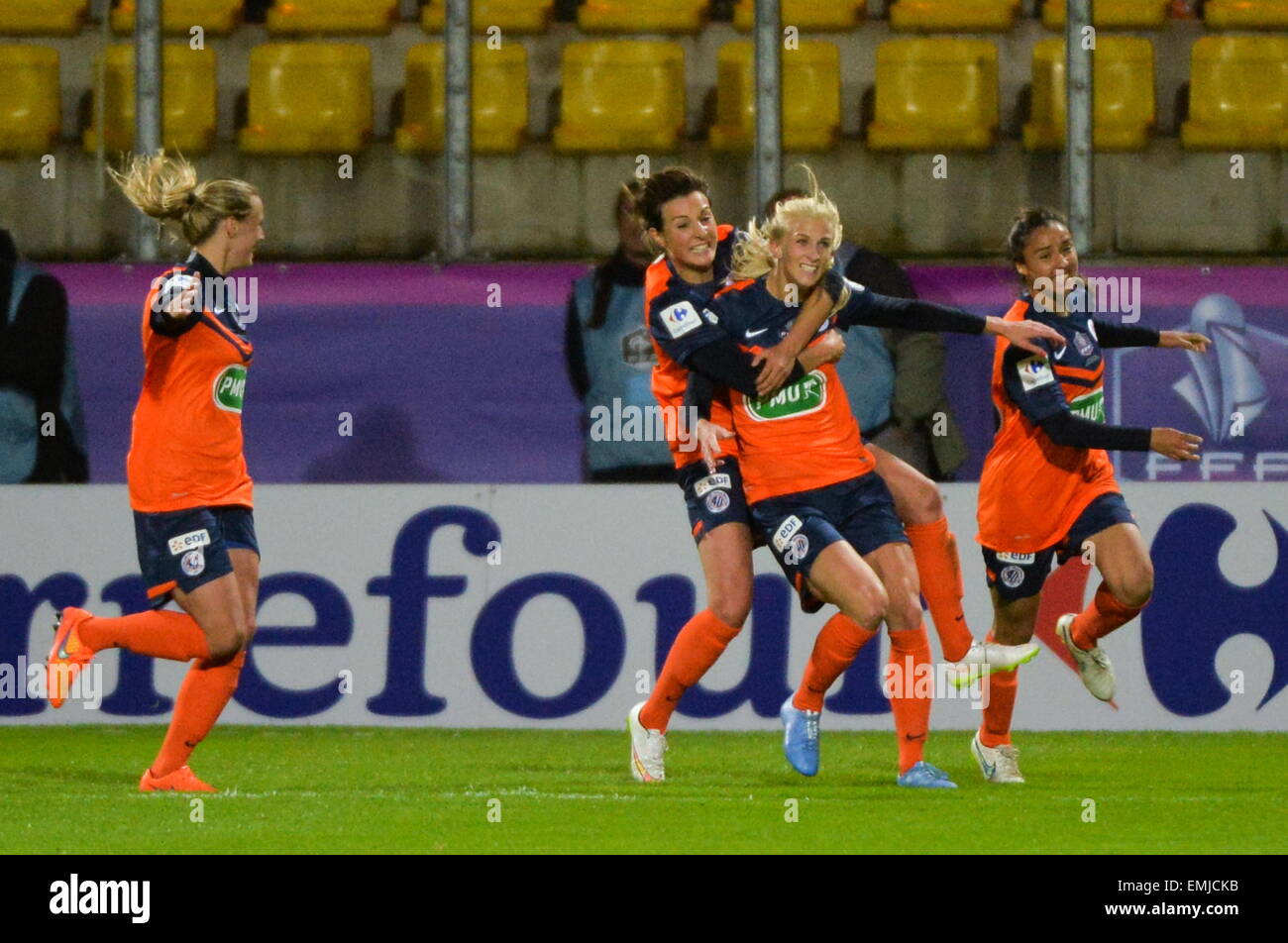 La Joie Sofia JAKOBSSON - 18.04.2015 - Montpellier/Lione - Finale Coupe de France -Calais.Photo : Dave inverno/Icona Sport Foto Stock