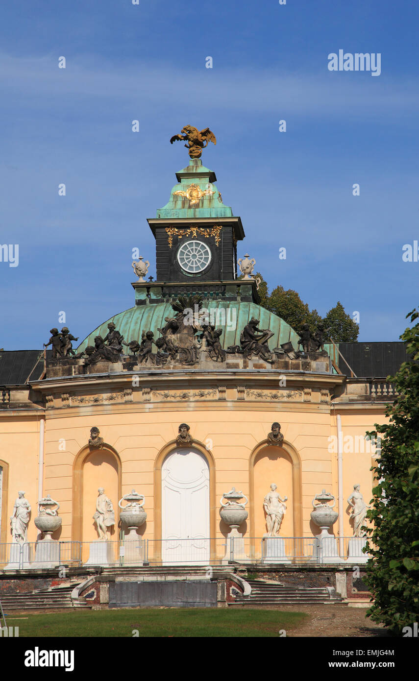 La Germania, il Land Brandeburgo, Potsdam, il Parco Sanssouci, Grande Galleria di pittura, Bildergalerie, Foto Stock