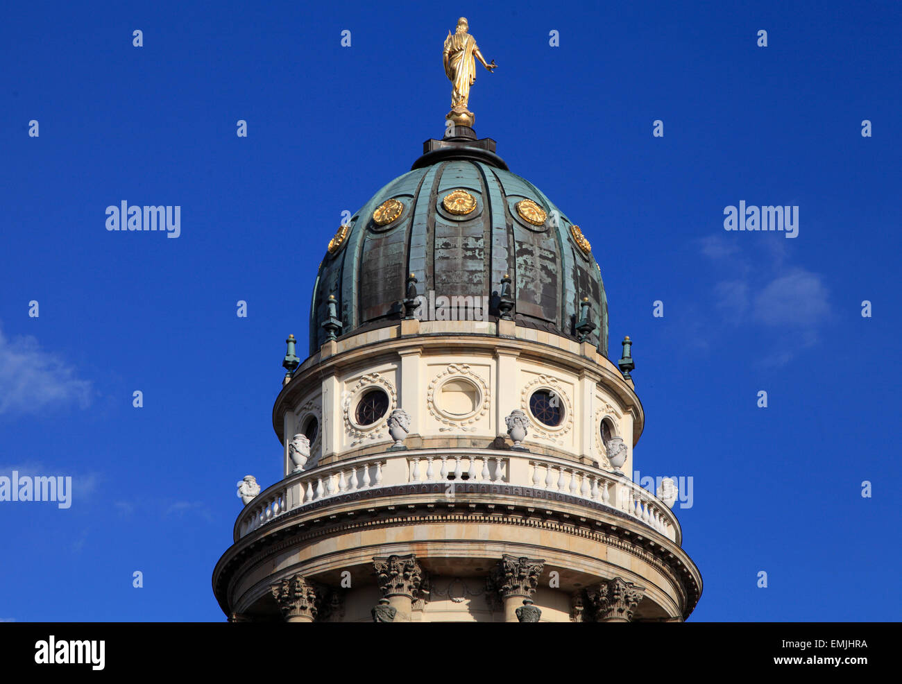 Germania Berlino, Gendarmenmarkt e Cattedrale tedesca, Deutscher Dom, Foto Stock