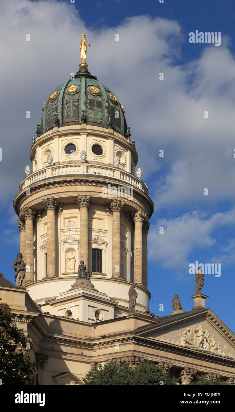 Germania Berlino, Gendarmenmarkt e Cattedrale tedesca, Deutscher Dom, Foto Stock
