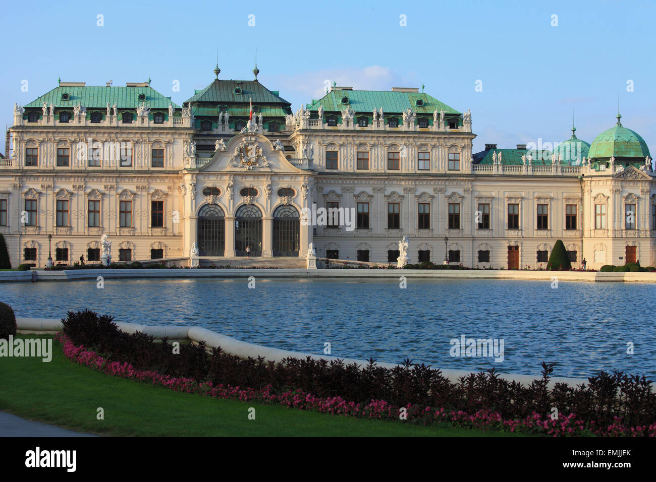Austria, Vienna, Oberes Belvedere Palace, Foto Stock
