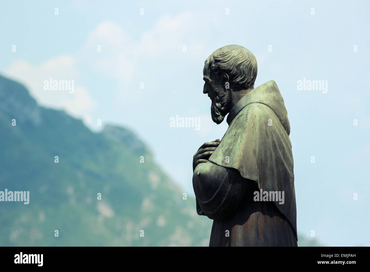 Monk di Ravello Foto Stock