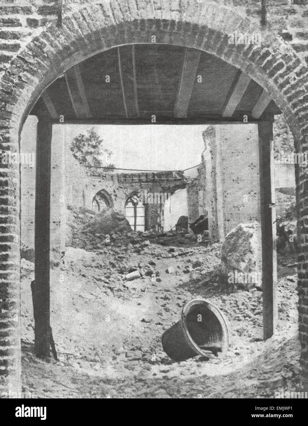 La campana caduti a Neuve cappella, la Prima Guerra Mondiale Foto Stock