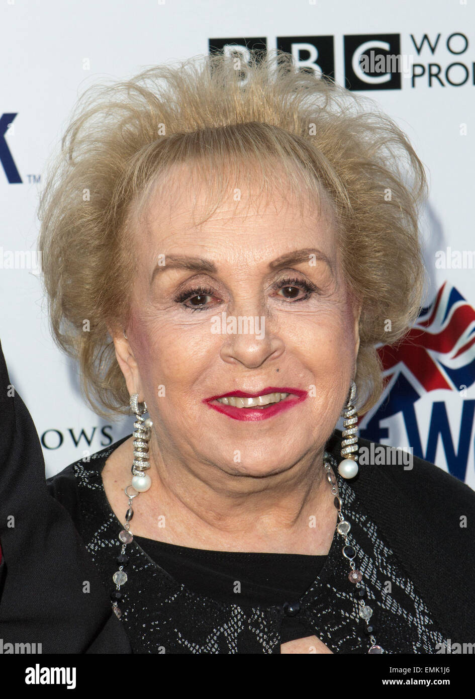 Los Angeles, California, USA. Xxi Aprile, 2015. Doris Roberts assiste BritWeek 2015 Launch Party in Hancock Park su aprile 21st, 2015 a Los Angeles, California, USA. Credito: TLeopold/Globe foto/ZUMA filo/Alamy Live News Foto Stock