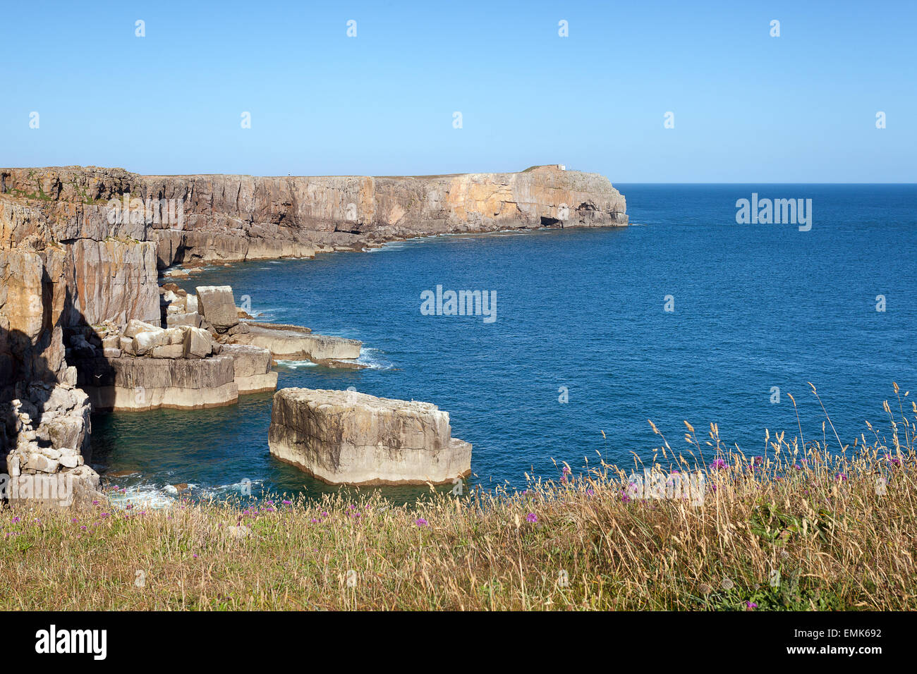 Pembrokeshire Coast National Park, West Wales Foto Stock