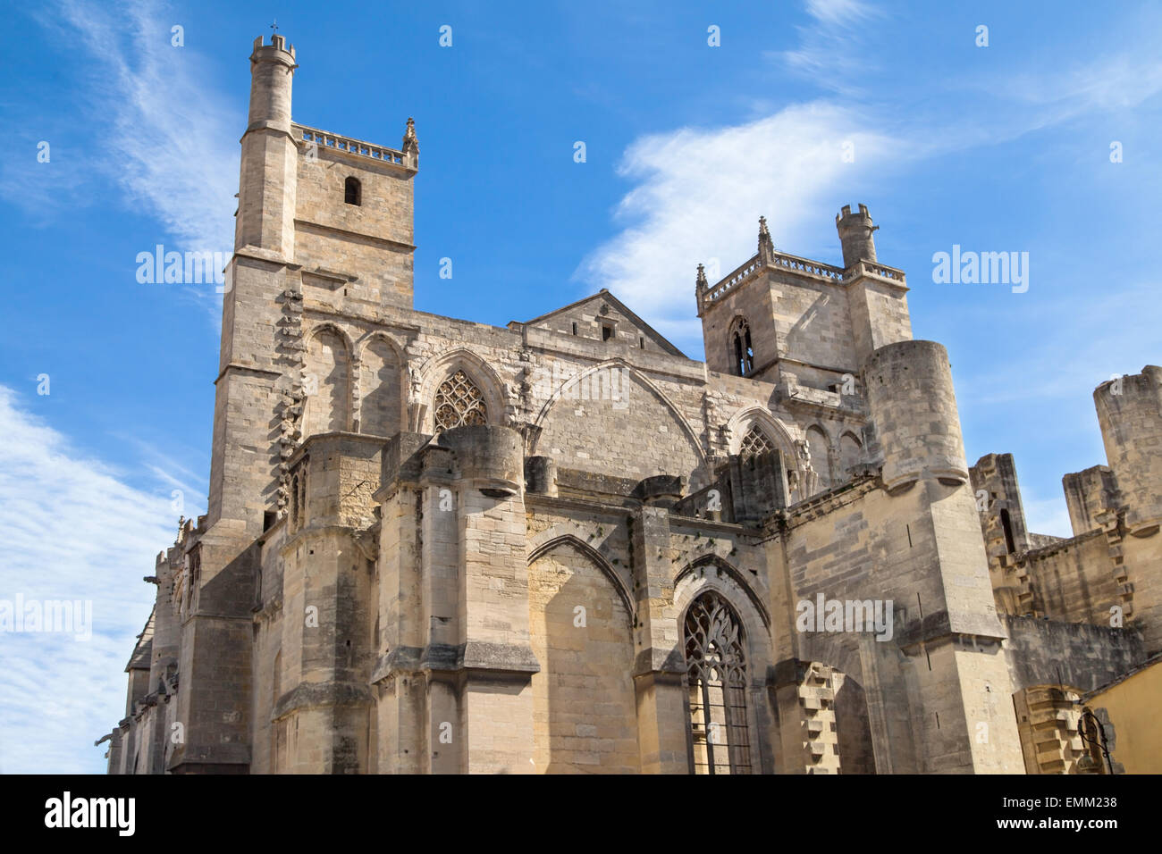 Antica Cattedrale di Narbonne, Francia. Foto Stock