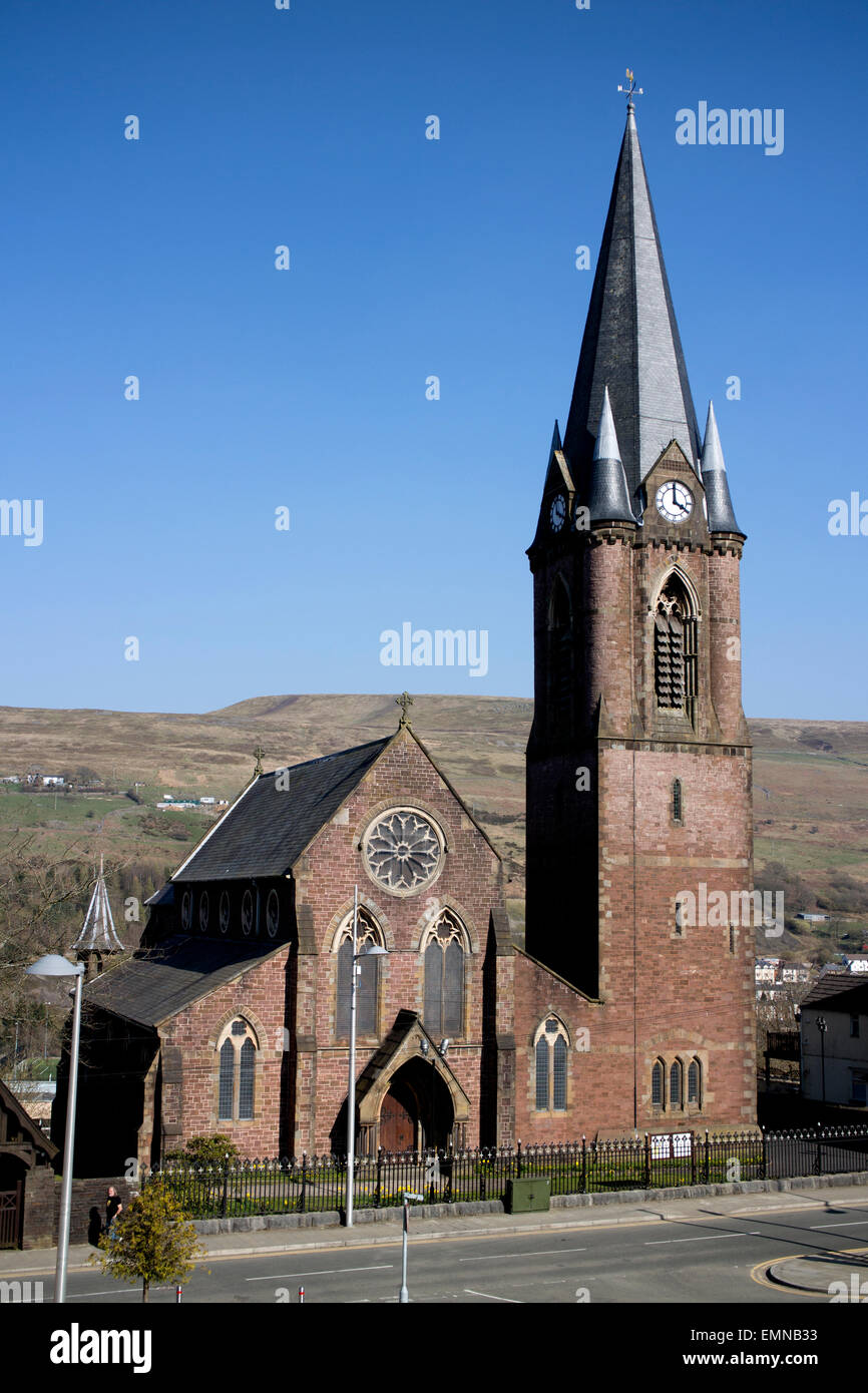 La Chiesa di Cristo, Ebbw Vale, Blaenau Gwent, Wales, Regno Unito Foto Stock