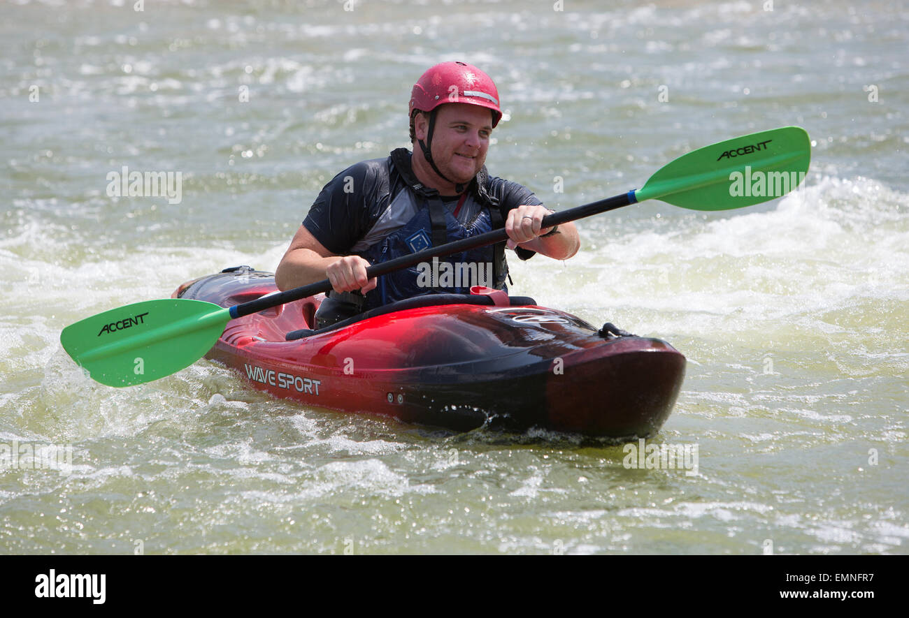 Stati Uniti National Whitewater Center in Charlotte, NC. Foto Stock