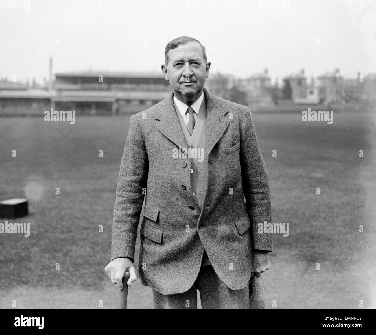 A.E Relf, Sussex County Cricket coach. c.1930 Foto Stock