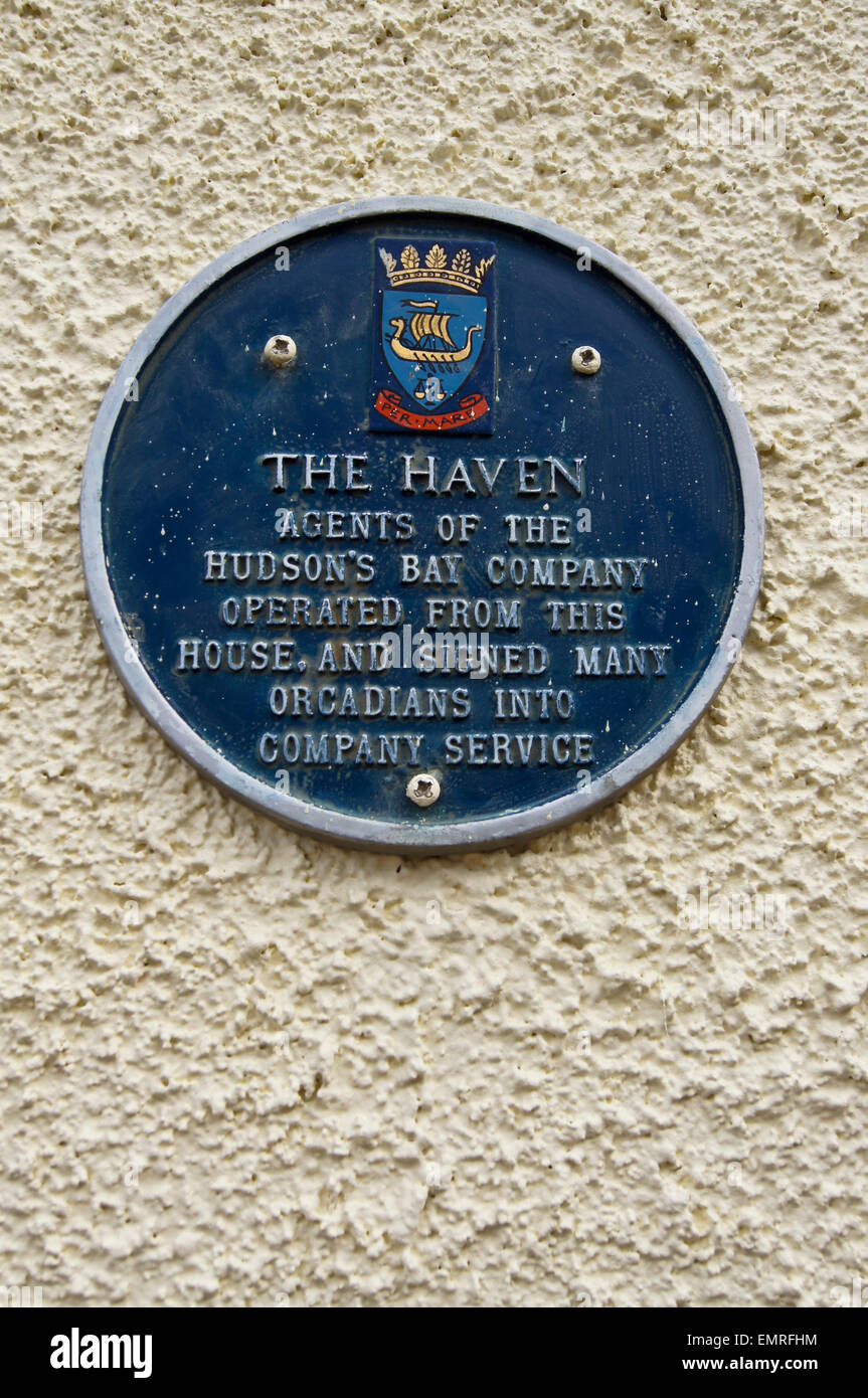 La Haven, ex filiale della Compagnia della Baia di Hudson, Stromness, Orkney Islands, Scozia Foto Stock
