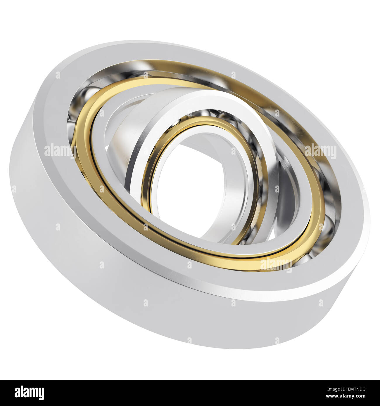 Isolato realistica del cuscinetto a moto vorticoso Foto Stock