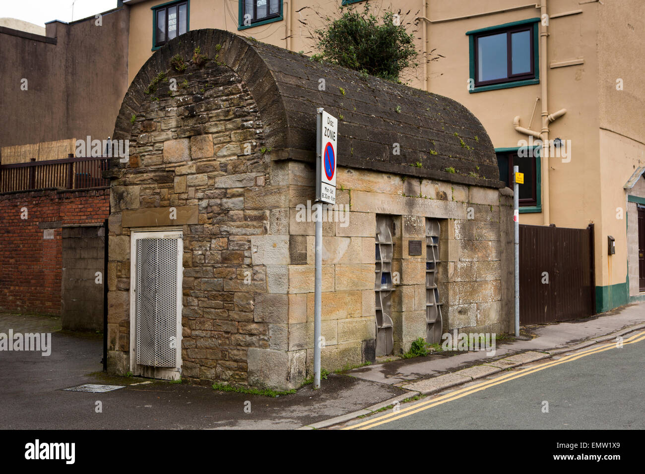 Regno Unito, Cumbria, Workington, old town lock up Foto Stock