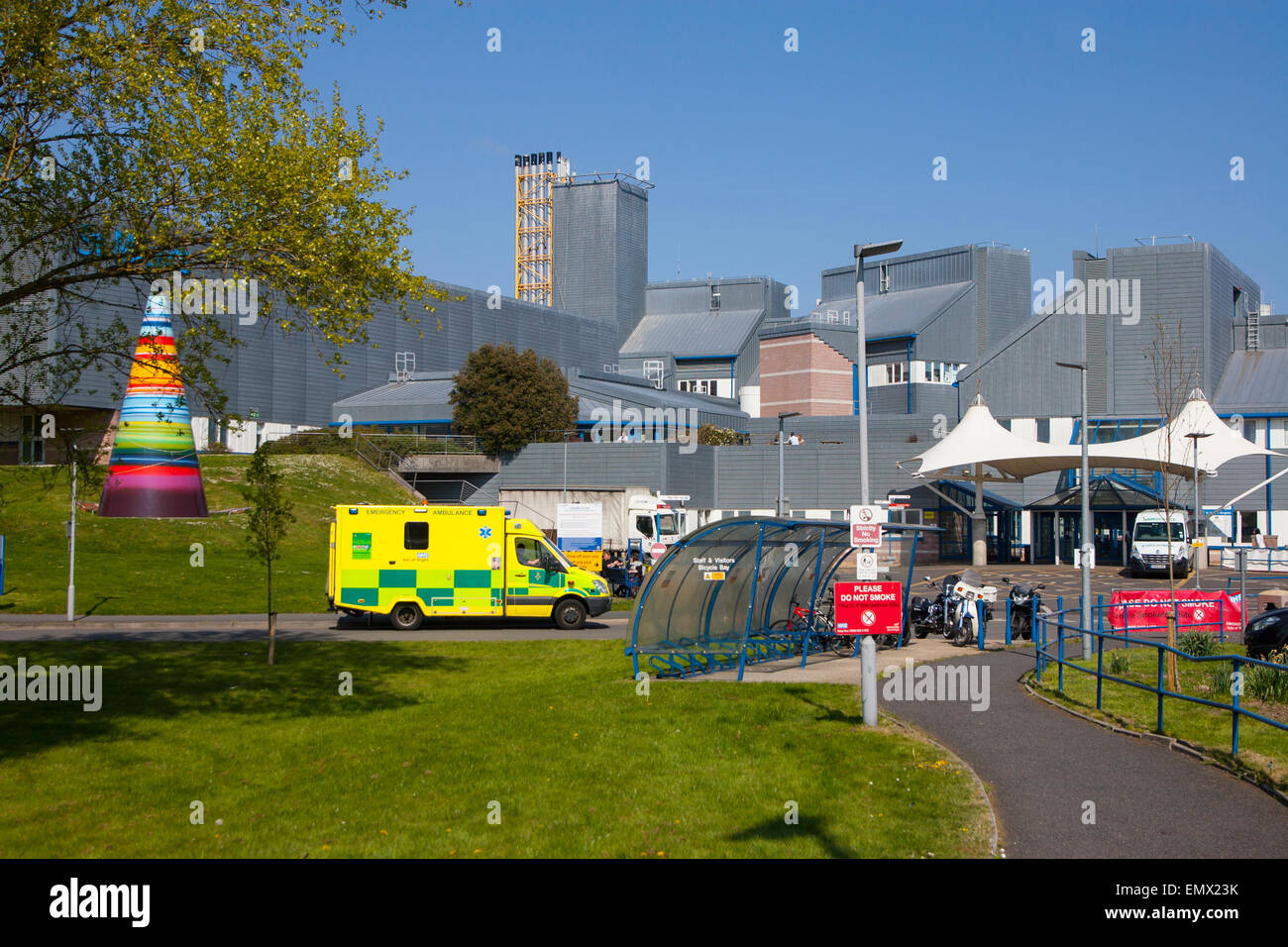 Emergenza e di intervento in caso di incidenti, St Mary, ospedale, Newport,Isle of Wight, Eng;e, Regno Unito, Foto Stock