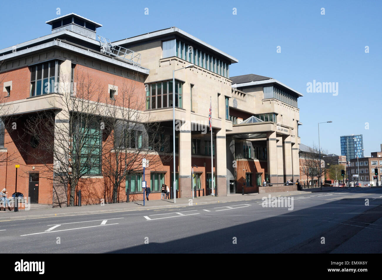 Sheffield Combined Law Courts England UK, British Criminal Crown Court Building British Justice System Foto Stock