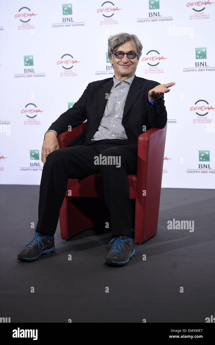 Festa del Cinema di Roma - "Il sale della terra' - Photocall con: Wim Wenders dove: Roma, Italia Quando: 19 Ott 2014 Foto Stock