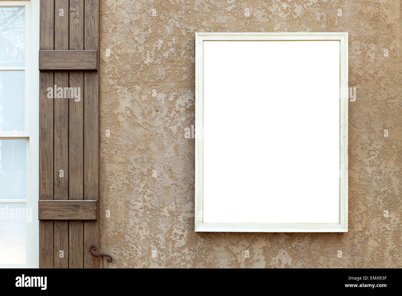 Muro grezzo segno con spazio di copia Foto Stock