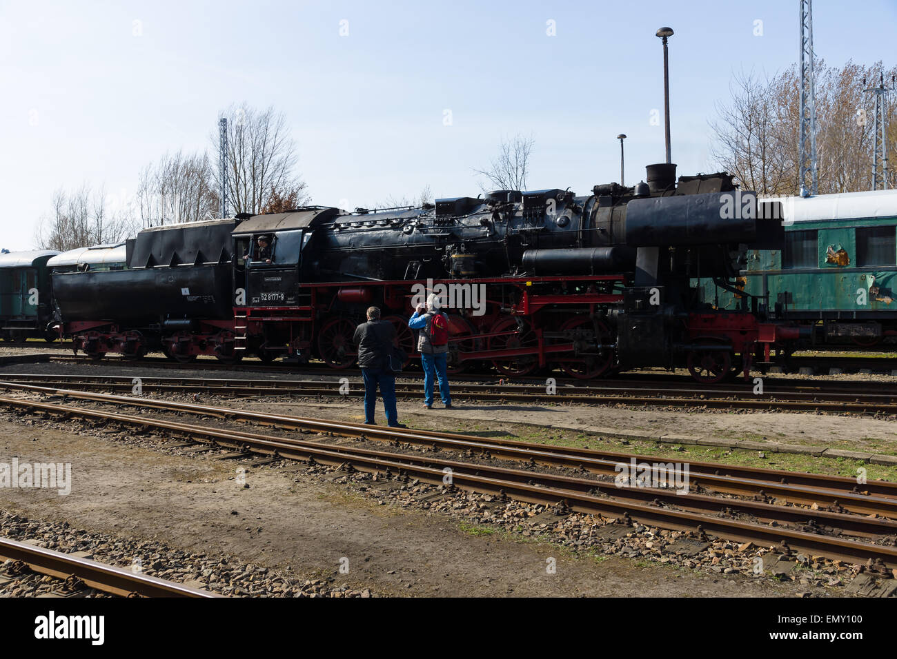 Locomotiva a vapore MBA 14066 (Orenstein & Koppel) Foto Stock