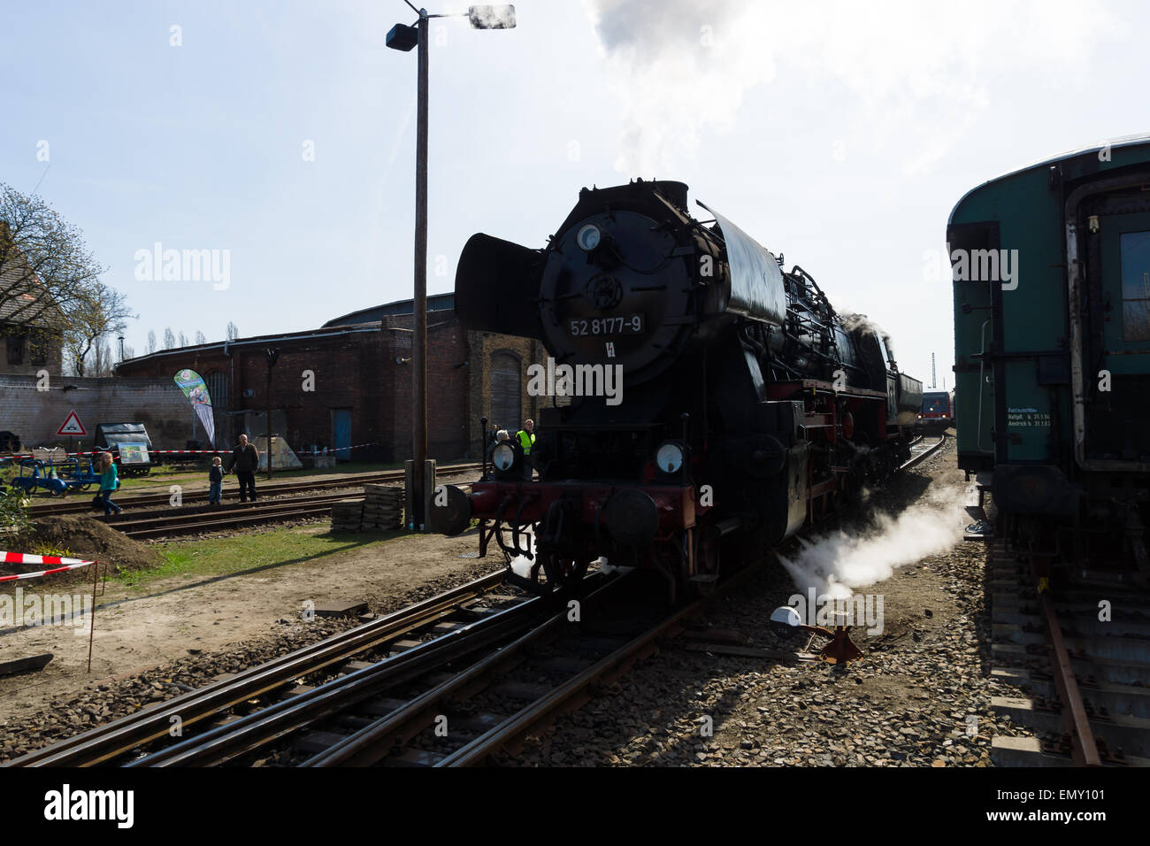 Locomotiva a vapore MBA 14066 (Orenstein & Koppel) Foto Stock