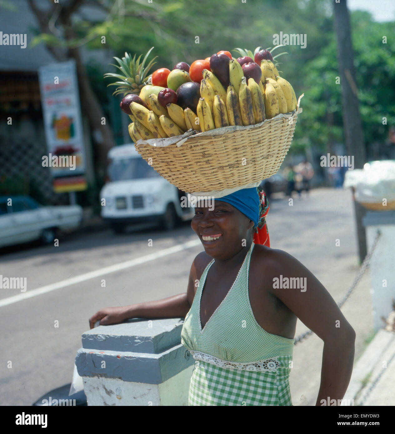 Eine Reise nach Jamaika, Karibik, 1980er Jahre. Un viaggio in Giamaica, Caraibi degli anni ottanta. Foto Stock