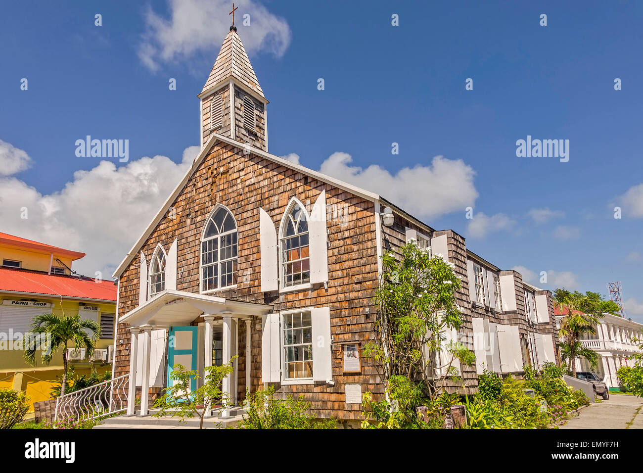 Chiesa Metodista Philipsburg Saint Martin West Indies Foto Stock