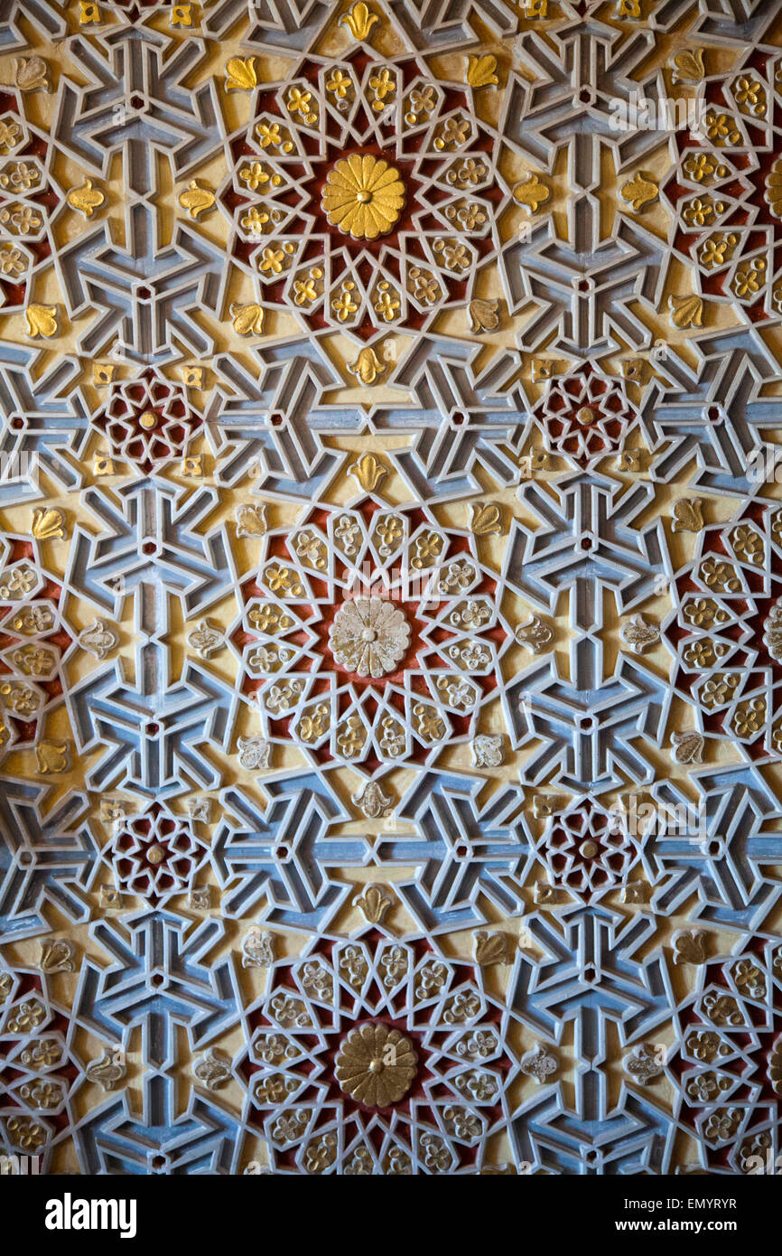 Palácio da Pena Spogliatoio parete Design - Sintra, Portogallo Foto Stock