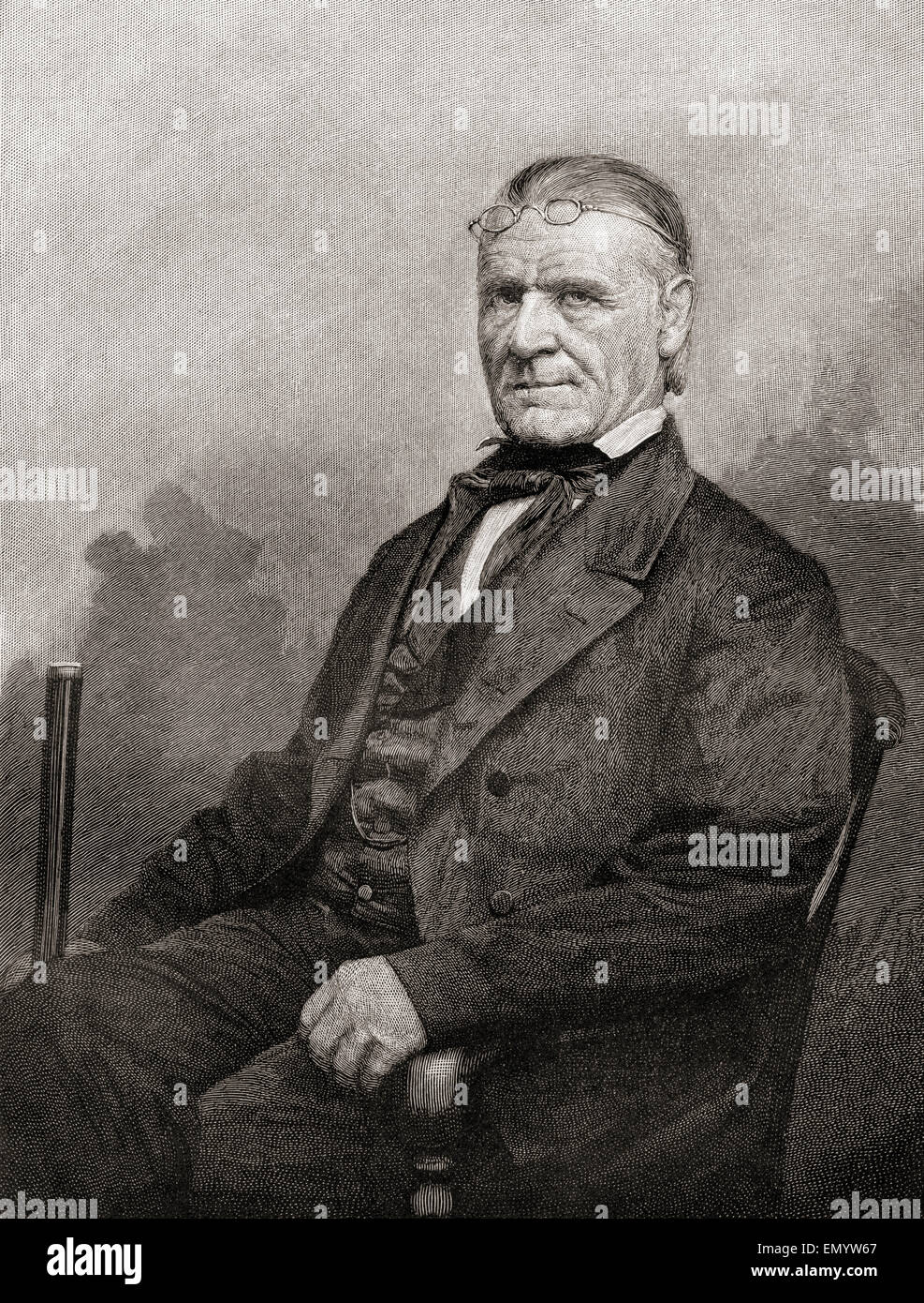 Edward Thompson Taylor, 1793-1871. Metodista americano ministro. Foto Stock