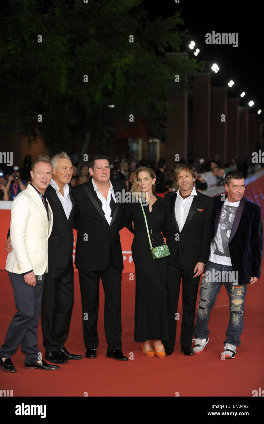 'Soul ragazzi del mondo occidentale" Proiezione documentario - Arrivi con: Spandau Ballet,Tony Hadley,Martin Kemp,Gary Kemp,Steve Norman,John Keeble,George Hencken dove: Roma, Italia Quando: 20 Ott 2014 Foto Stock