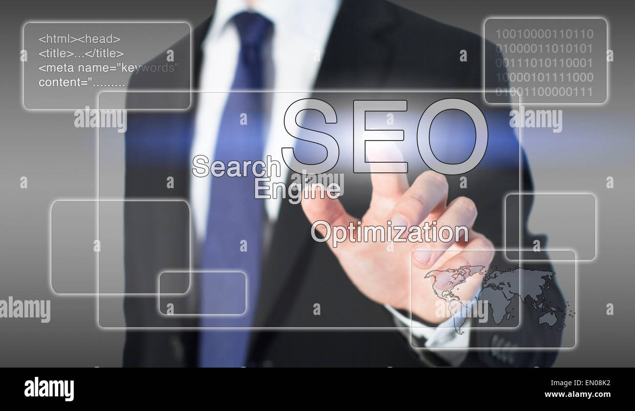 Concetto di SEO Foto Stock