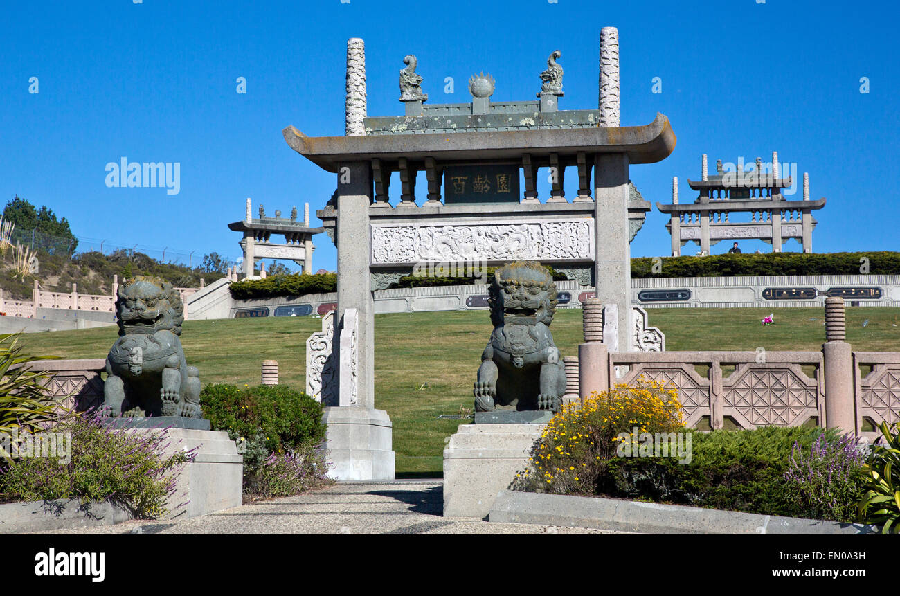 Skylawn Memorial Park Foto Stock