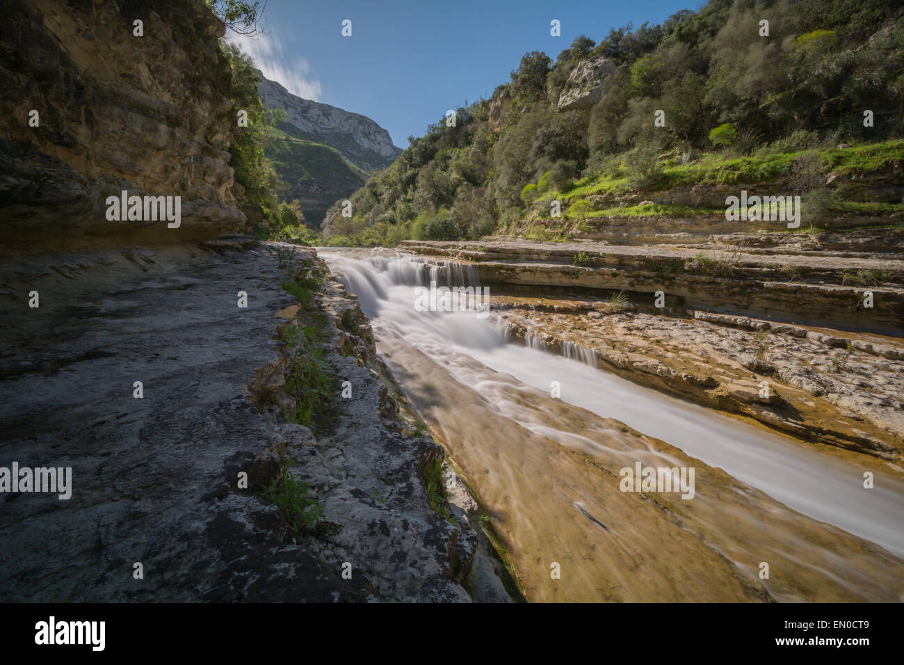 Riserva Naturale Cavagrande ,Sicilia, Italia Foto Stock