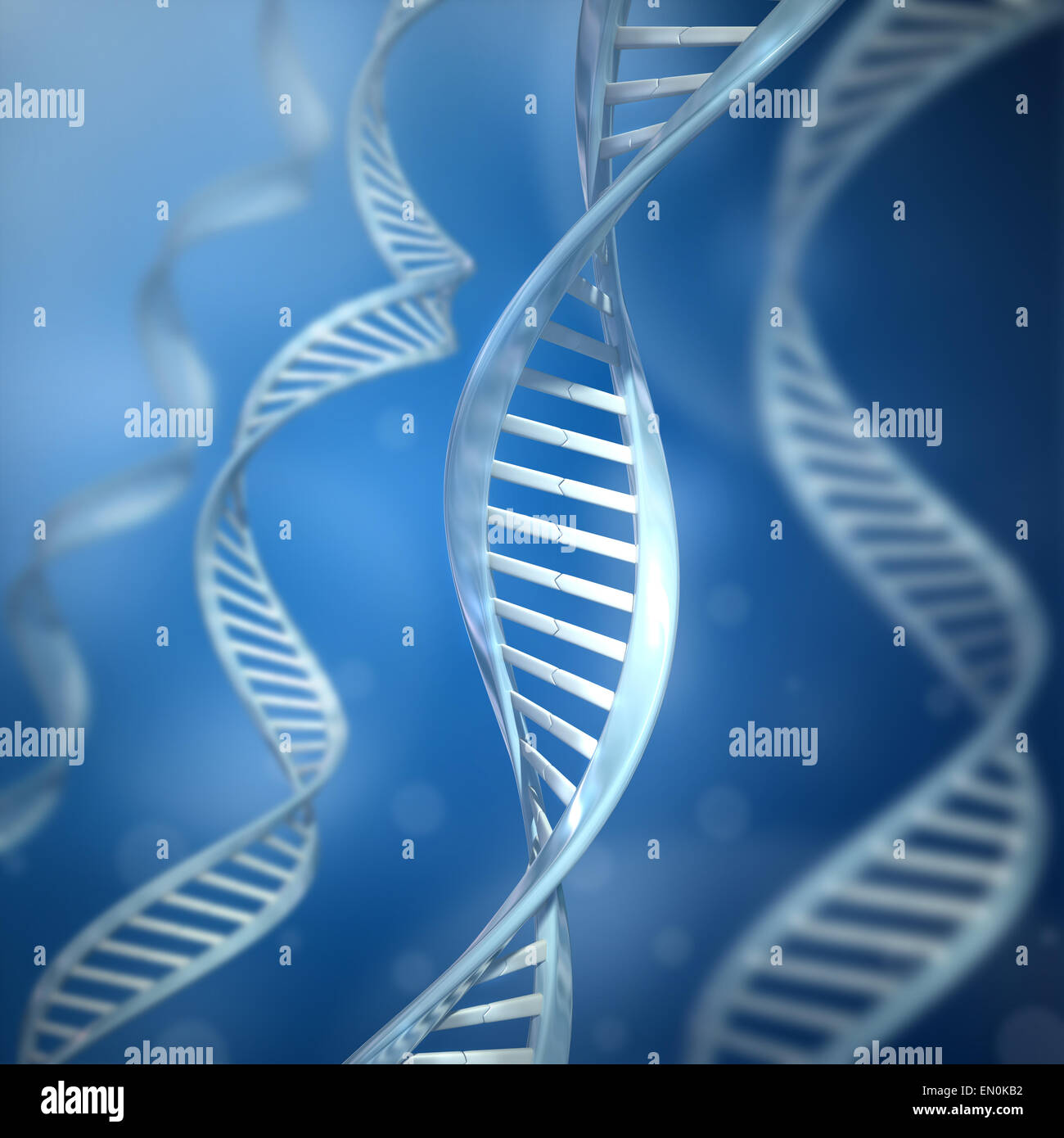 Filamenti di DNA Foto Stock