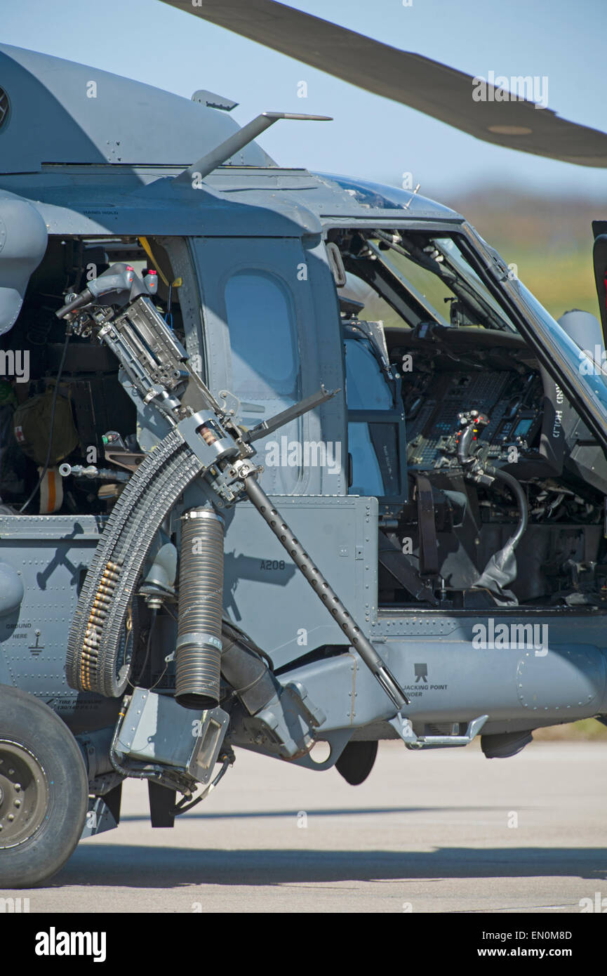 HH-60G Pave Hawk è un mezzo di sollevamento ricerca di combattimento e di salvataggio (CSAR) elicottero. SCO 9686. Foto Stock