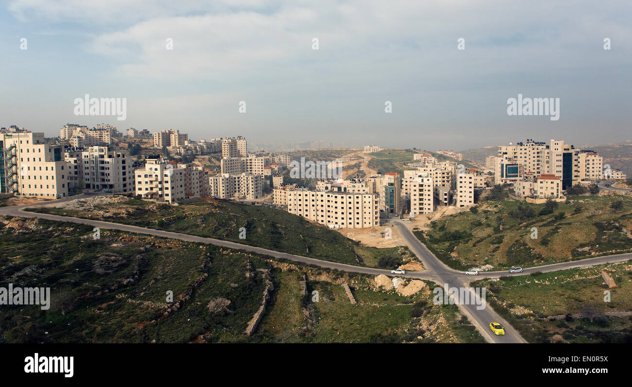 Ramallah city, West Bank, Palestina Foto Stock