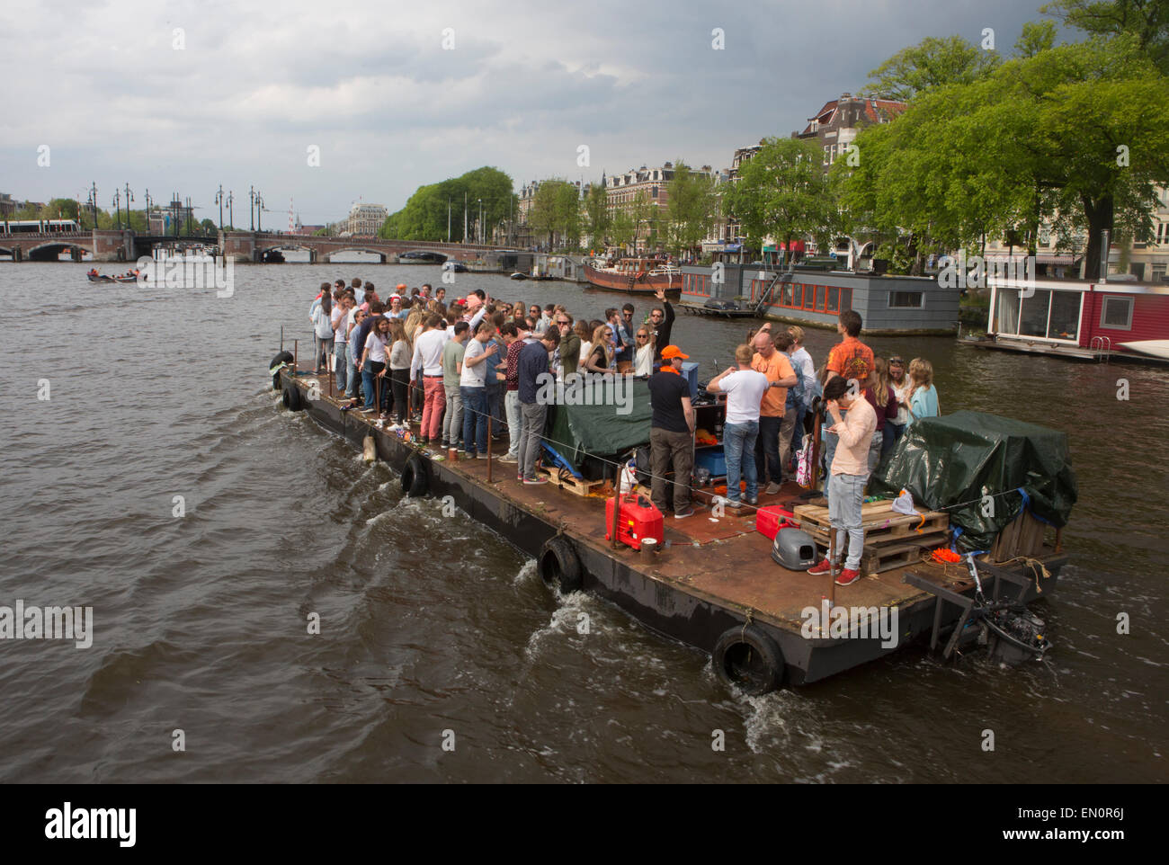 Partito in Amsterdam Foto Stock