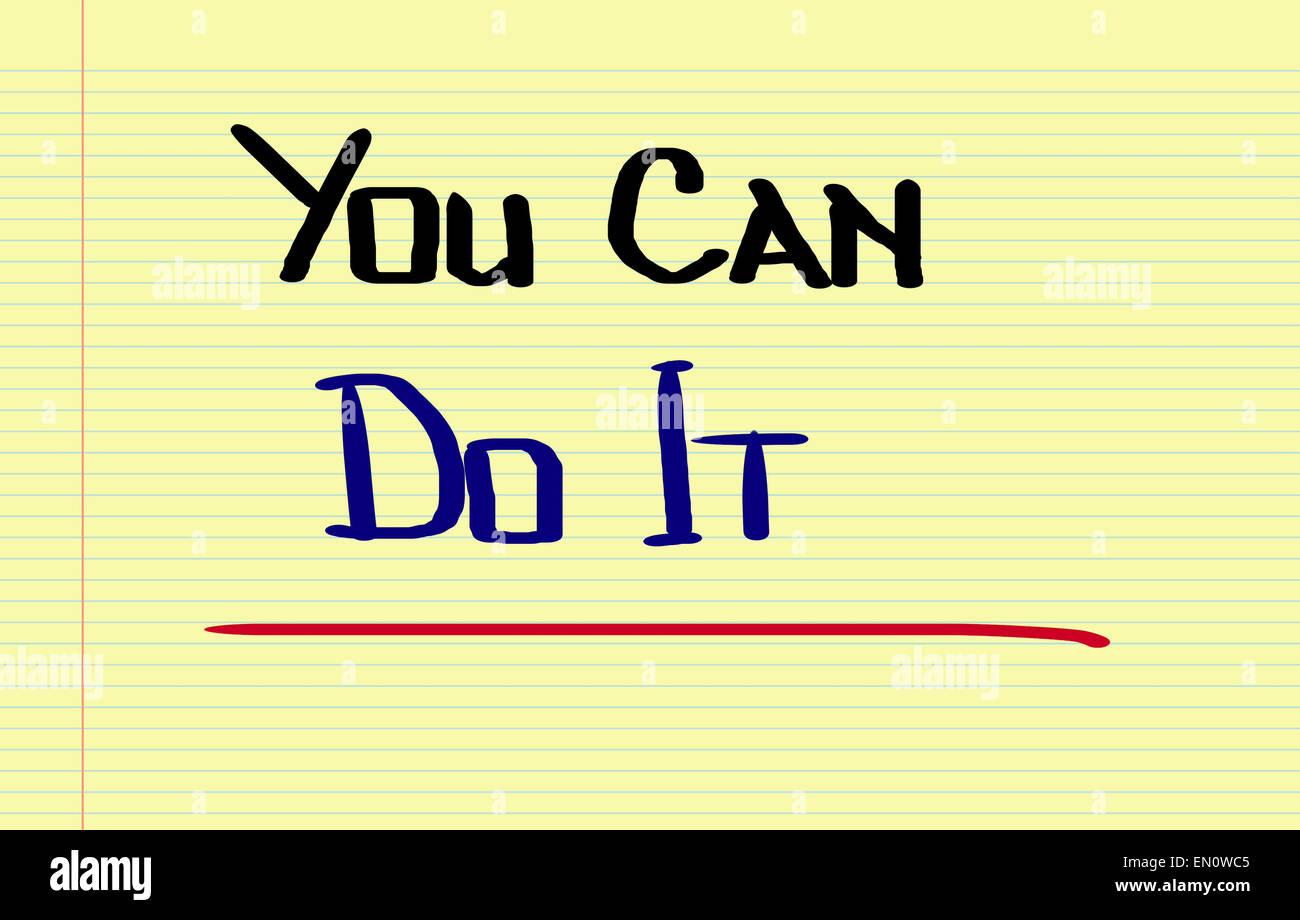È possibile farlo concetto Foto Stock