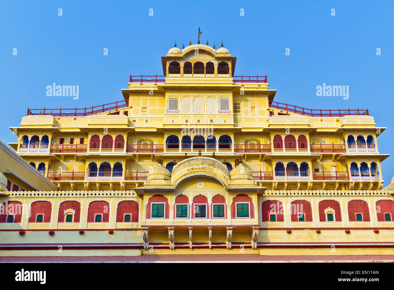 Palazzo di città di Jaipur, Rajasthan, India Foto Stock