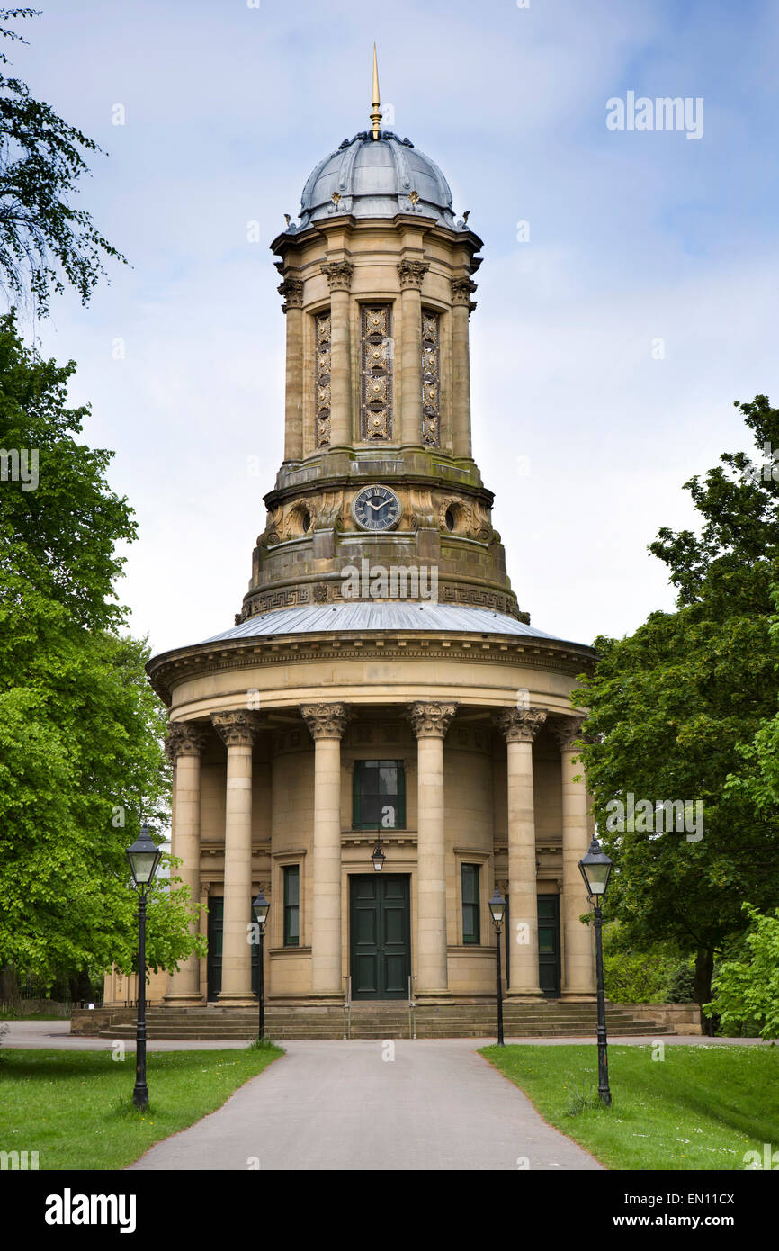 Regno Unito, Inghilterra, Yorkshire, Bradford, Saltaire Regno Chiesa Riformata (1859) Foto Stock
