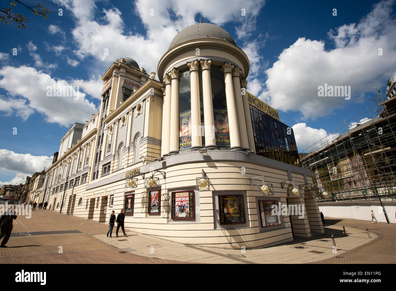 Regno Unito, Inghilterra, Yorkshire, Bradford, Morley Street, Teatro Alhambra Foto Stock