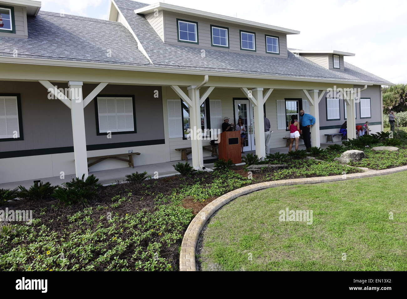 Canaveral National Seashore Apollo Beach Visitor Information Centre New Smyrna Beach Florida Foto Stock