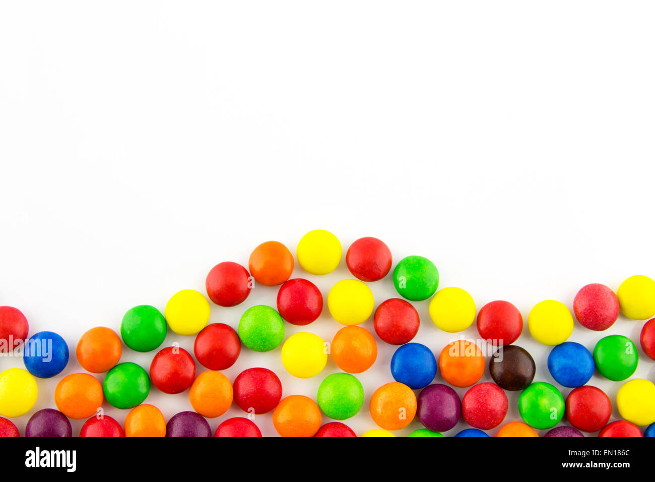 Caramelle multicolore sfondo Foto Stock